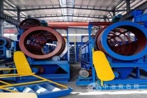 大型滾筒式篩沙機